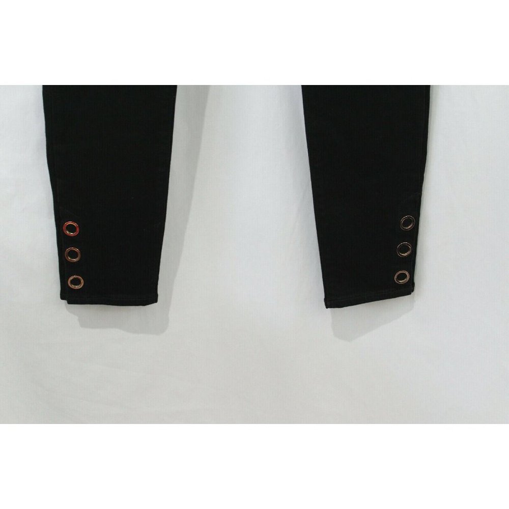 NWT LOFT Womens Black Embellished Skinny Jeans 4 - Picture 3 of 7